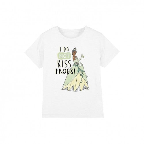 Front - The Princess and the Frog Childrens/Kids Does Not Kiss Frogs Tiana T-Shirt