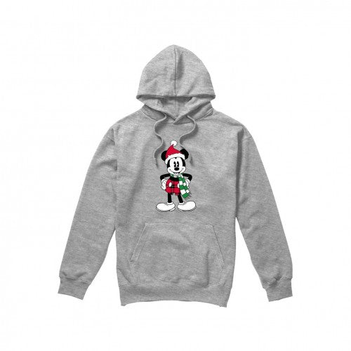 Front - Disney Mens Mickey Mouse Tartan Christmas Hoodie