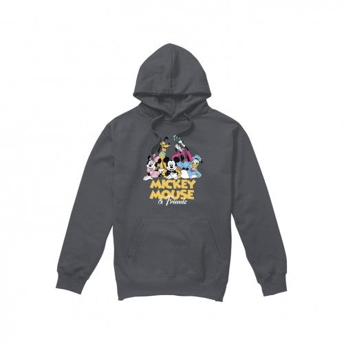 Front - Disney Mens Mickey Mouse Friends Hoodie