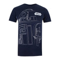 Front - Star Wars Boys R2-D2 Outline T-Shirt