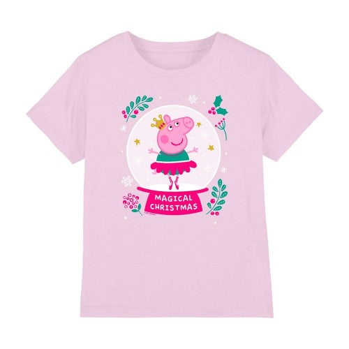 Front - Peppa Pig Childrens/Kids Magical Christmas T-Shirt