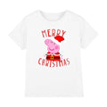 Front - Peppa Pig Childrens/Kids Merry Christmas T-Shirt