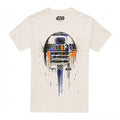 Front - Star Wars Mens R2-D2 Paint Drip T-Shirt