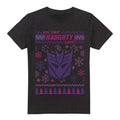 Front - Transformers Mens Decepticons Naughty List Christmas Jumper T-Shirt