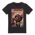 Front - Deadpool & Wolverine Mens Wolverine Saves Deadpool Comic T-Shirt