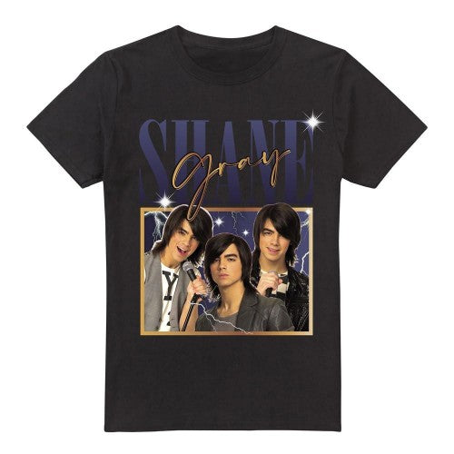 Front - Camp Rock Mens Shane Montage T-Shirt