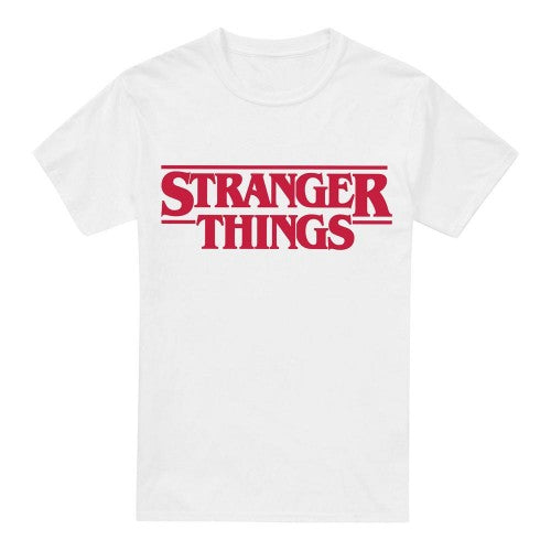 Front - Stranger Things Mens Logo T-Shirt