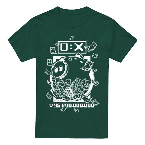 Front - Squid Game Mens Piggy Bank T-Shirt