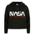 Front - NASA Womens/Ladies Insignia Cropped Hoodie