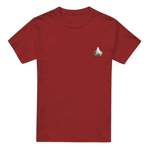 Front - Star Trek Mens The Next Generation Command Emblem T-Shirt