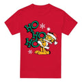 Front - Garfield Mens Ho Ho Ho Christmas T-Shirt