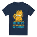 Front - Garfield Mens Never Wrong T-Shirt