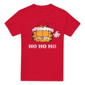 Front - Garfield Mens Ho Ho Ho T-Shirt