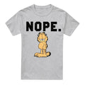 Front - Garfield Mens Nope T-Shirt