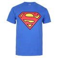 Front - Superman Mens Logo Cotton T-Shirt