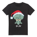 Front - SpongeBob SquarePants Mens Joy Squidward Christmas T-Shirt