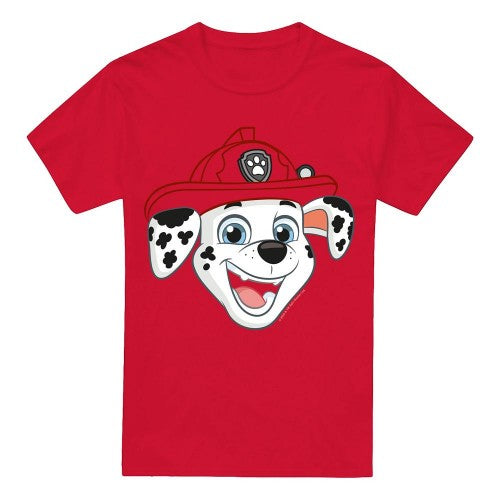 Front - Paw Patrol Mens Grin Marshall T-Shirt