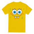Front - SpongeBob SquarePants Mens Smiling Face T-Shirt