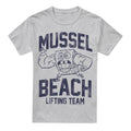 Front - SpongeBob SquarePants Mens Mussle Beach Lifting Team T-Shirt