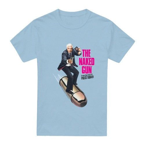 Front - The Naked Gun Mens Bullet T-Shirt
