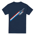 Front - Top Gun Mens Stripes T-Shirt