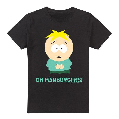 Front - South Park Mens Oh Hamburgers Butters T-Shirt