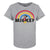 Front - Disney Womens/Ladies Mickey Mouse Rainbow T-Shirt