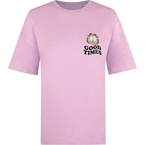 Front - Garfield Womens/Ladies Good Times Oversized T-Shirt