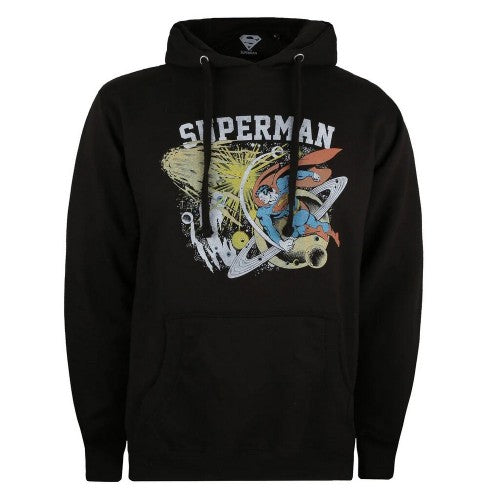 Front - Superman Mens Universe Hoodie