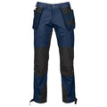 Front - Projob Mens Stretch Cargo Trousers