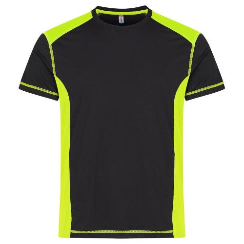 Front - Clique Mens Ambition Visibility T-Shirt