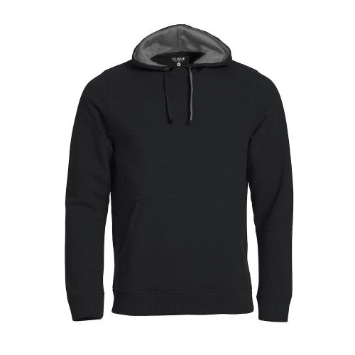 Blue Melange - Front - Clique Mens Classic Hoodie