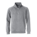 Front - Clique Unisex Adult Classic Melange Half Zip Sweatshirt