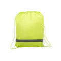 Front - United Bag Store Reflective Drawstring Bag