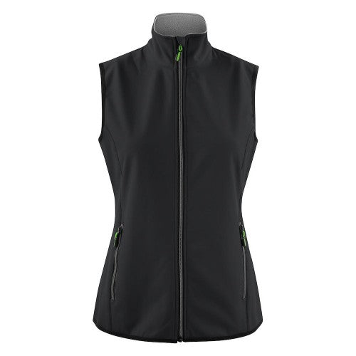 Front - Printer Womens/Ladies Trial Softshell Gilet