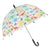Front - X-Brella Childrens/Kids Transparent Dinosaur Themed Stick Umbrella