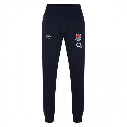 Front - Umbro Childrens/Kids 23/24 Fleece England Rugby Jogging Bottoms