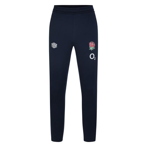 Front - Umbro Childrens/Kids 23/24 England Rugby Tapered Jogging Bottoms