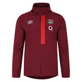 Front - Umbro Mens 23/24 England Rugby Hooded Jacket