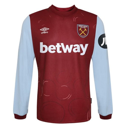Front - Umbro Unisex Adult 23/24 West Ham United FC Home Jersey