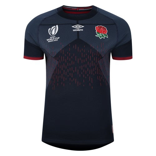 Front - Umbro Unisex Adult World Cup 23/24 Pro England Rugby Alternative Jersey