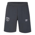 Front - Umbro Mens 23/24 Fleece West Ham United FC Shorts