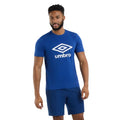 Front - Umbro Mens Stacked Logo T-Shirt