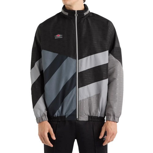 Front - Umbro Mens Panelled Track Jacket