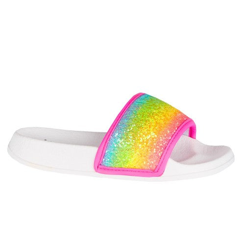 Front - Red Melon Girls Glitter Sliders