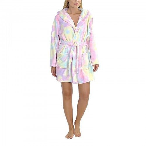 Front - Brave Soul Ladies/Womens Sleep Hooded Dressing Gown