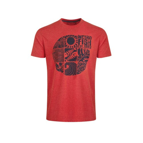 Front - Weird Fish Mens Summer Sector Graphic T-Shirt