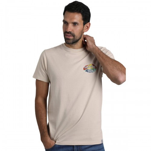 Front - Weird Fish Mens Land And Sea Graphic Back Print T-Shirt