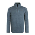 Front - Weird Fish Mens Stowe Knitted Quarter Zip Fleece Top
