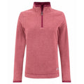 Front - Weird Fish Womens/Ladies Sarah Textured Quarter Zip Fleece Top